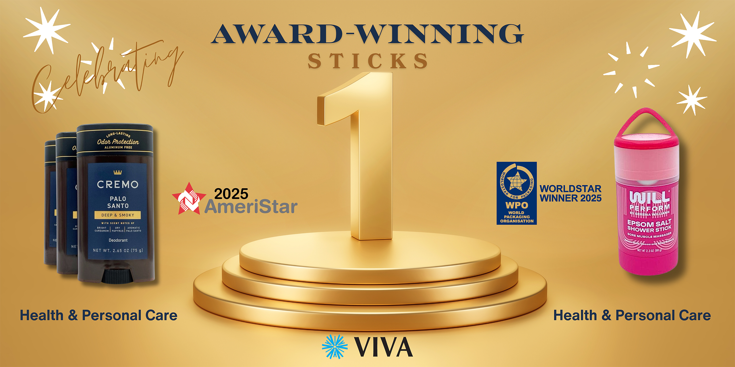 Award-Winning Sticks banner Cremo Update